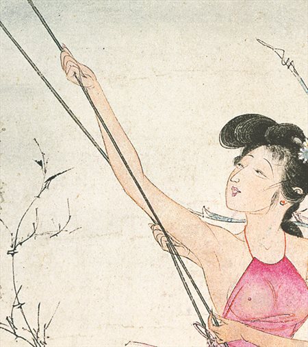 济南-胡也佛的仕女画和最知名的金瓶梅秘戏图